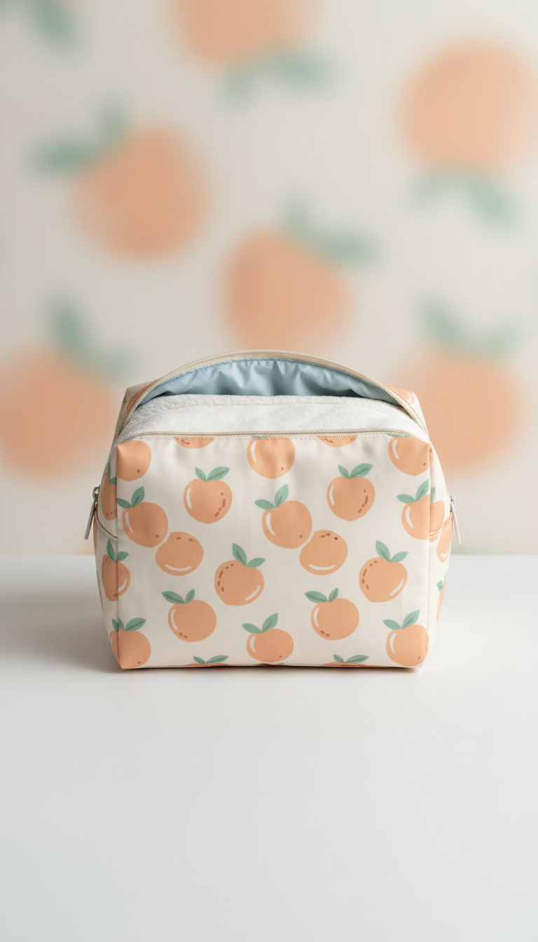 Peach Glow wet/dry organizer bag