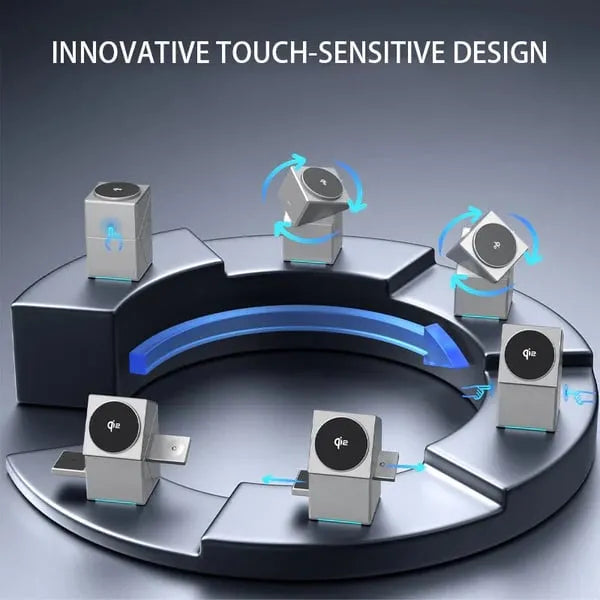 Hot Sale Offers-3-in-1 Foldable Magnetic Wireless Charging Station